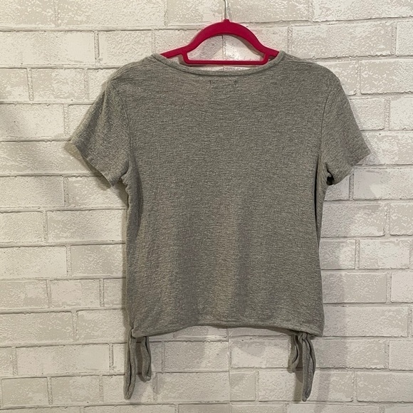 Madewell Side Tie Top in Vapor Grey - Picture 4 of 10